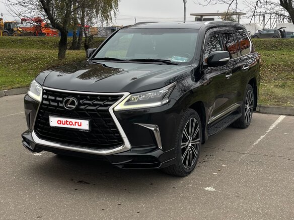 2016 Lexus LX 570 III Рестайлинг 2, чёрный, 6590000 рублей - вид 2