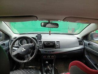 2008 Mitsubishi Lancer X, серый, 580000 рублей, вид 3