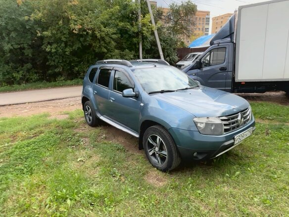 2013 Renault Duster I, голубой, 820000 рублей - вид 4