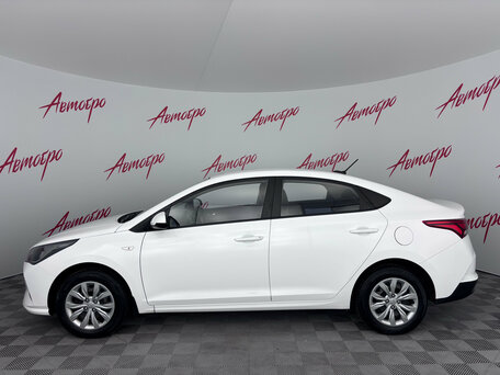 2021 Hyundai Solaris II Рестайлинг, белый, 1389000 рублей, вид 2