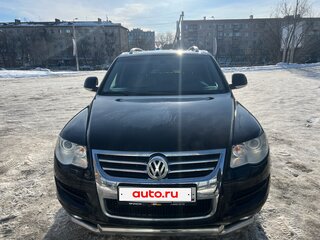 2008 Volkswagen Touareg I Рестайлинг, чёрный, 1200000 рублей, вид 1