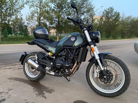 2024 Benelli Leoncino 500 Trail, зелёный, 500000 рублей, вид 1