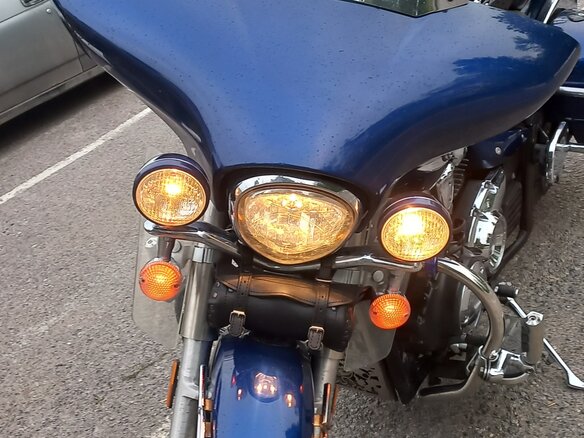 2013 Yamaha XVS1300, синий, 770000 рублей - вид 13