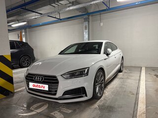 2018 Audi A5 II (F5), белый, 3880000 рублей, вид 1