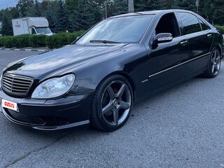 2002 Mercedes-Benz S-Класс 500 Long IV (W220), чёрный, 600000 рублей, вид 2