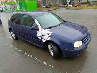 2002 Volkswagen Golf IV, синий, 290000 рублей, вид 1