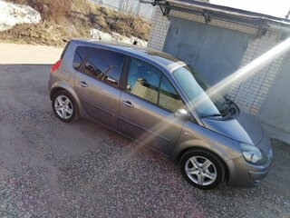 2009 Renault Scenic II Рестайлинг, серебристый, 550000 рублей, вид 3