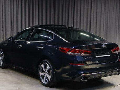 2018 Kia Optima IV Рестайлинг, синий, 1699000 рублей, вид 4