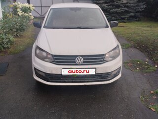2017 Volkswagen Polo V Рестайлинг, белый, 850000 рублей, вид 1