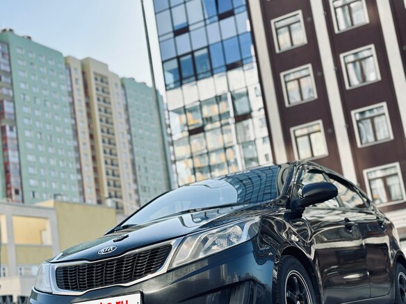 2014 Kia Rio III, чёрный