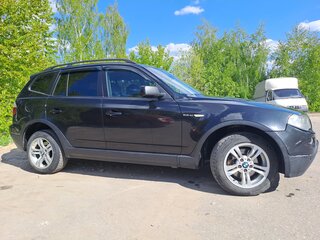 2008 BMW X3 25i I (E83) Рестайлинг, чёрный, 835000 рублей, вид 2