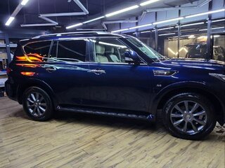 2018 Infiniti QX80 I Рестайлинг 2, синий, 4800000 рублей, вид 2