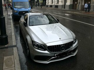 2019 Mercedes-Benz C-Класс AMG 63 AMG S IV (W205) Рестайлинг, серебристый, 8150000 рублей, вид 1