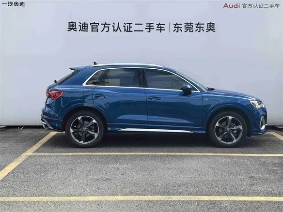 2022 Audi Q3 35 TFSI II (F3), синий, 2300000 рублей - вид 2