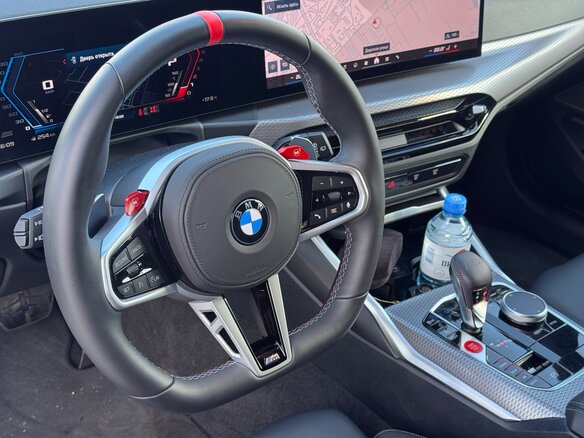 2025 BMW M3 Competition Package VI (G80) Рестайлинг, оранжевый - вид 9