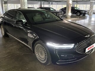 2019 Genesis G90 I Рестайлинг, чёрный, 4465000 рублей, вид 3