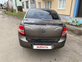 2014 Lada (ВАЗ) Granta I, коричневый, 215000 рублей, вид 4