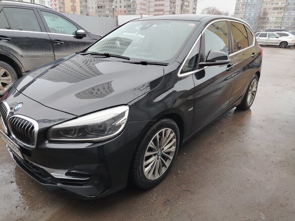 2018 BMW 2 серии Active Tourer 218i F45 Рестайлинг, чёрный, 1899999 рублей