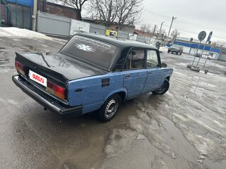 1989 Lada (ВАЗ) 2107, синий, 75000 рублей, вид 4