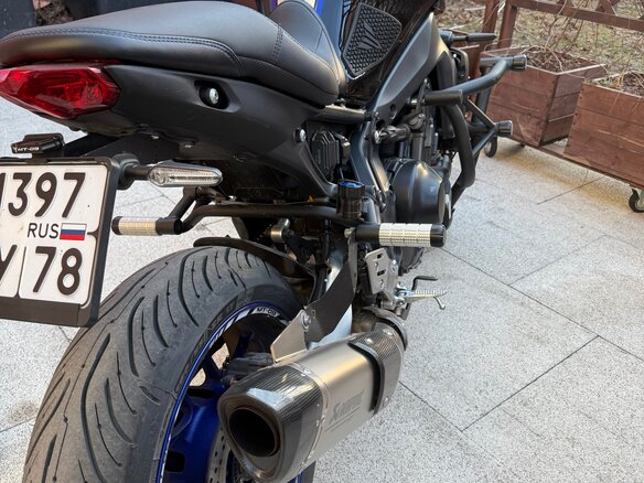 2021 Yamaha MT-09 (FZ-09), синий, 1200000 рублей - вид 14