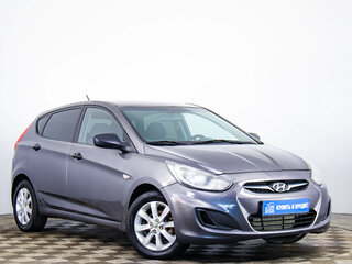 2011 Hyundai Solaris I, серый, 729000 рублей, вид 1