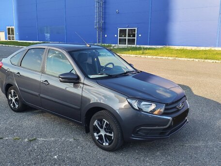 2021 Lada (ВАЗ) Granta I Рестайлинг, серый, 750000 рублей, вид 3