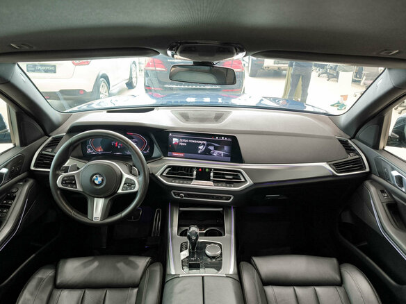 2019 BMW X5 30d IV (G05/G18), синий, 5300000 рублей - вид 13