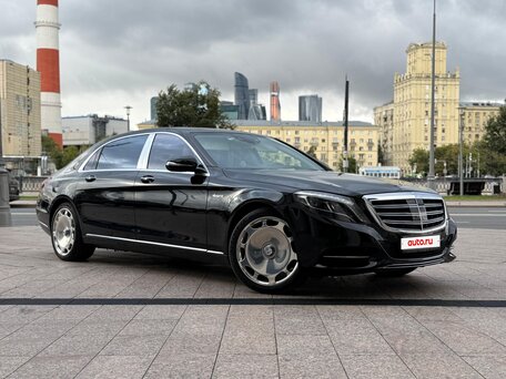 2016 Mercedes-Benz Maybach S-Класс 500 I (X222), чёрный, 3350000 рублей, вид 2