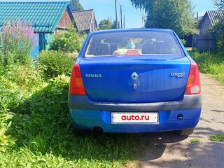 2007 Renault Logan I, синий, 170000 рублей, вид 3