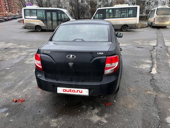 2015 Lada (ВАЗ) Granta I, чёрный, 240000 рублей - вид 2