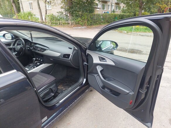 2015 Audi A6 IV (C7) Рестайлинг, синий, 1500000 рублей - вид 13