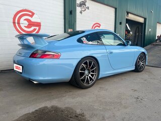 1998 Porsche 911 Carrera V (996), голубой, 2600000 рублей, вид 2