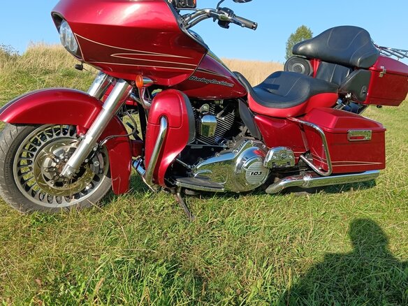 2012 Harley-Davidson Road Glide, красный, 1195000 рублей - вид 4