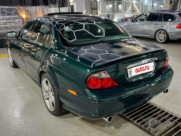 2003 Jaguar S-Type R I, чёрный - вид 4