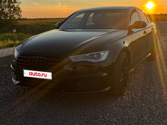 2015 Audi A6 IV (C7) Рестайлинг, чёрный, 1700000 рублей