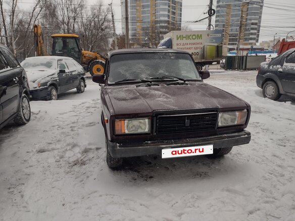 2008 Lada (ВАЗ) 2107, пурпурный, 250000 рублей - вид 5