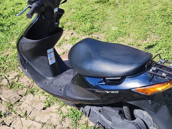 2012 Suzuki Address V50, чёрный, 75000 рублей - вид 2