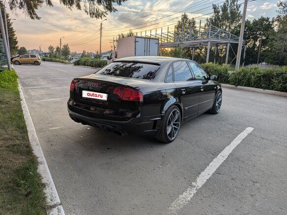 2007 Audi A4 III (B7), чёрный, 1120000 рублей - вид 2