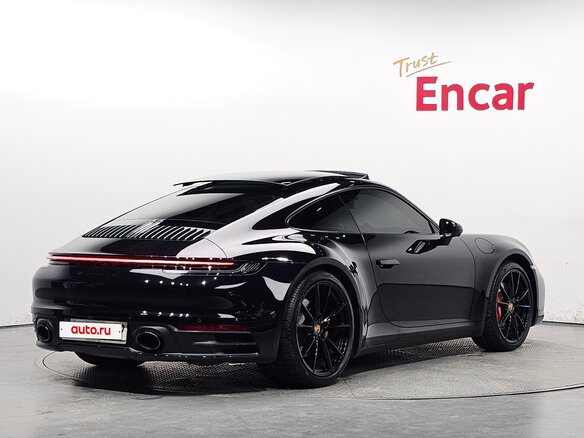 2022 Porsche 911 Carrera 4S VIII (992), чёрный - вид 3