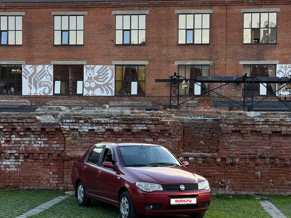 2007 Fiat Albea I Рестайлинг, красный - вид 13