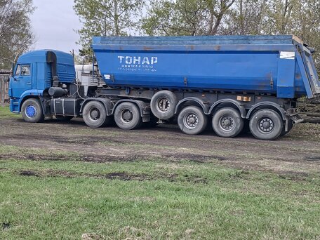2008 КамАЗ 6460, синий, 1300000 рублей, вид 3