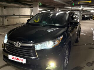 2014 Toyota Highlander III (XU50), чёрный, 2550000 рублей, вид 3