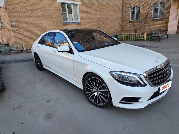 2014 Mercedes-Benz S-Класс 500 Long VI (W222, C217), белый, 3200000 рублей - вид 3