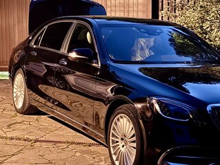 2019 Mercedes-Benz Maybach S-Класс 450 I (X222) Рестайлинг, чёрный, 4200000 рублей, вид 4