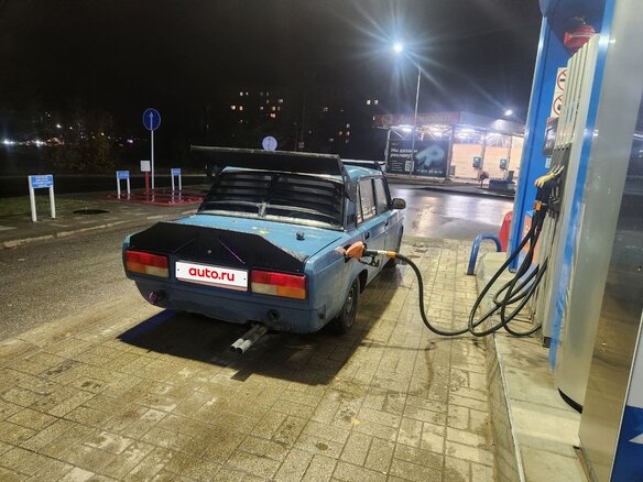 2009 Lada (ВАЗ) 2107, синий, 75000 рублей - вид 2