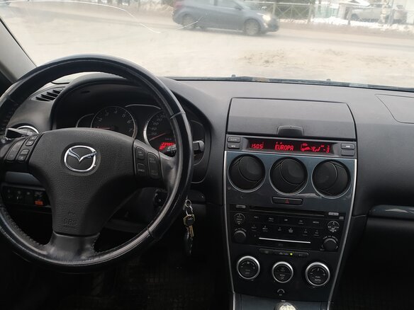 2006 Mazda 6 I (GG) Рестайлинг, серый, 179000 рублей - вид 4