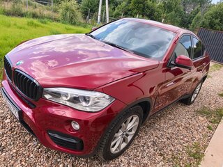 2015 BMW X6 30d II (F16), красный, 3200000 рублей, вид 2