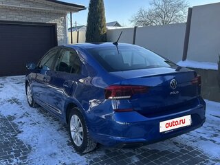 2021 Volkswagen Polo VI, синий, 1395000 рублей, вид 5