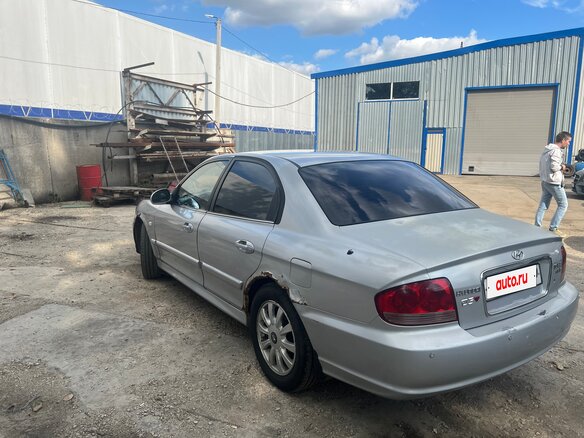 2006 Hyundai Sonata ТагАЗ IV (EF) Рестайлинг, серебристый - вид 8