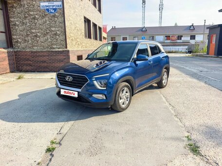 2021 Hyundai Creta II, синий, 2100000 рублей, вид 2